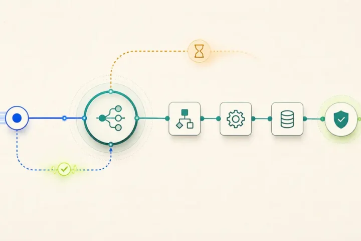 A webhook acknowledgement sent before slower downstream automation work